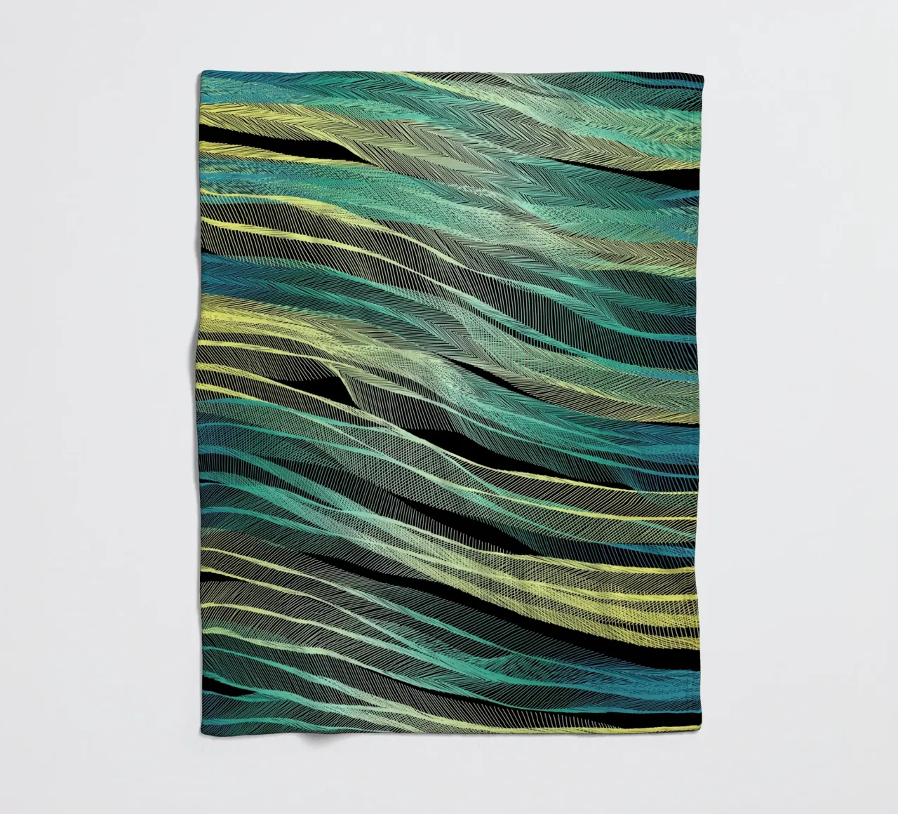 Currents fleecedeken van Angelo Cerantola