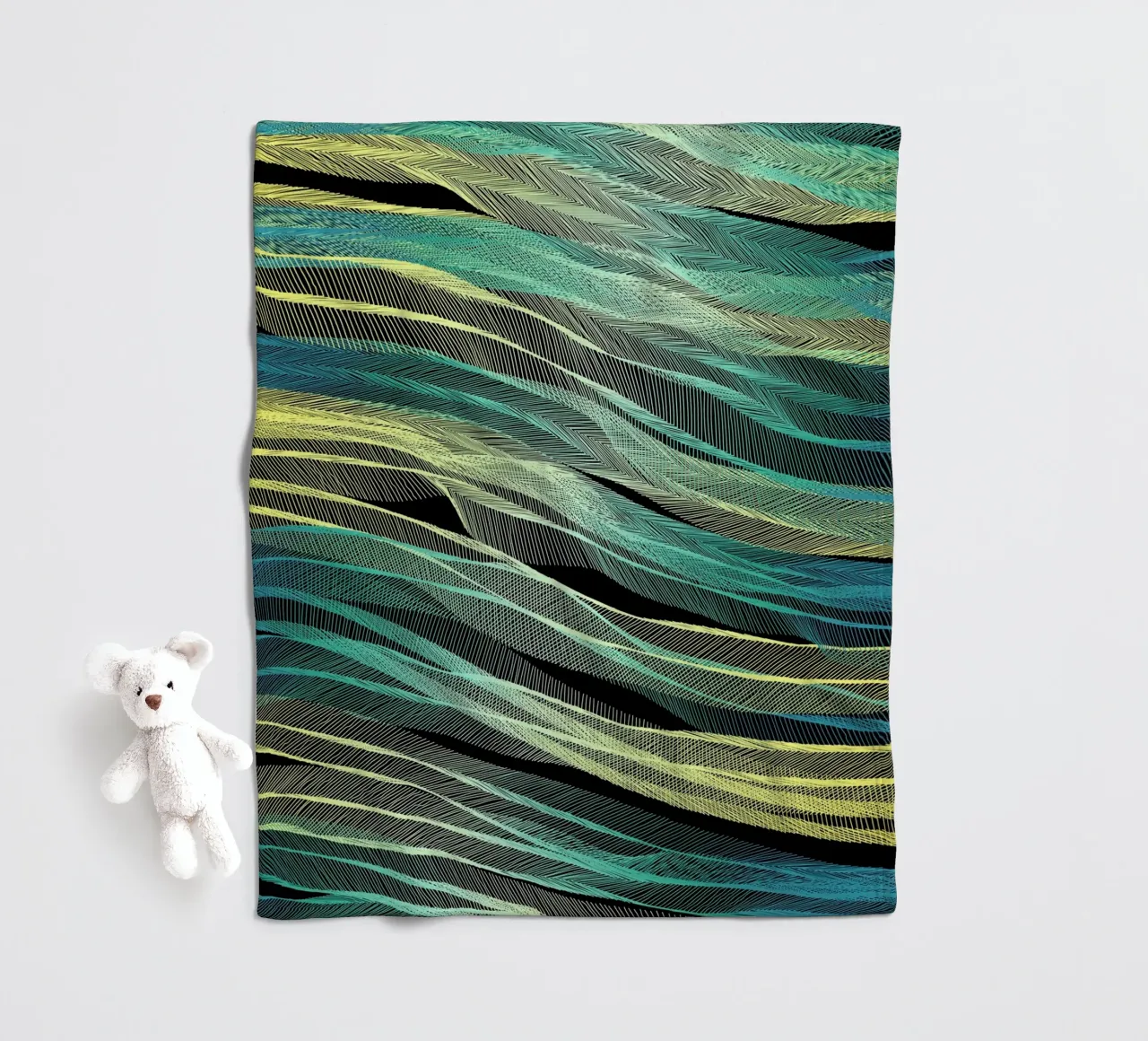 Currents fleecedeken van Angelo Cerantola