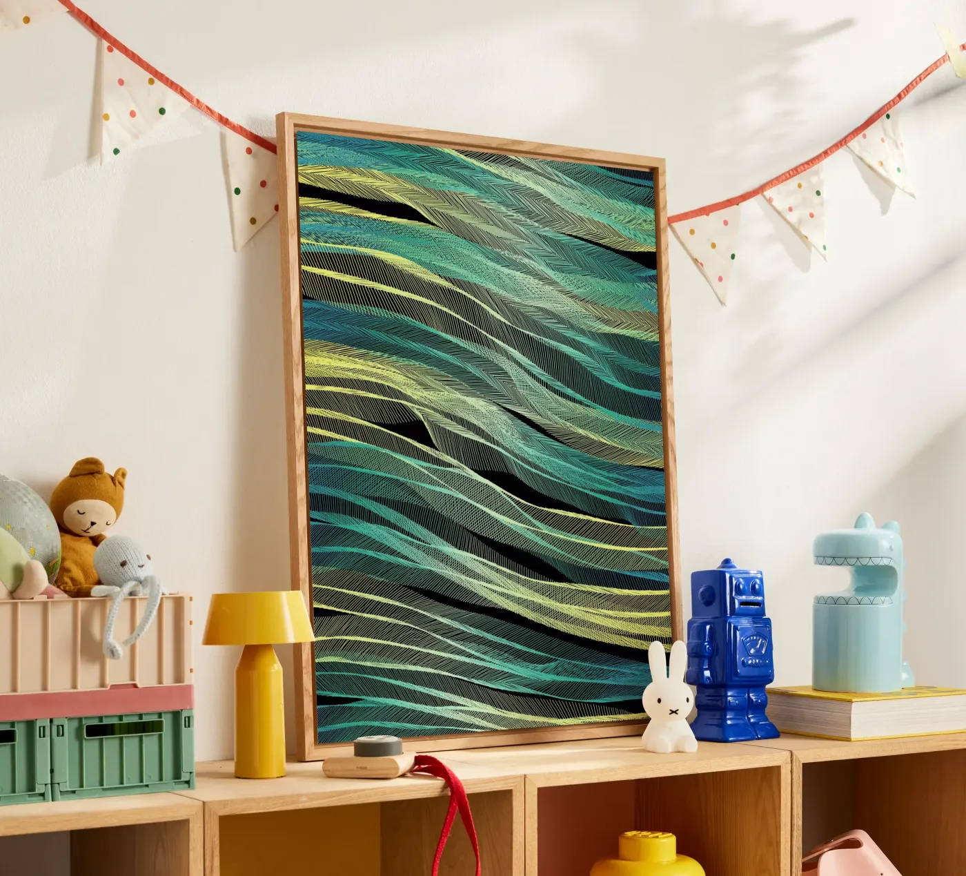 Currents acryl van Angelo Cerantola