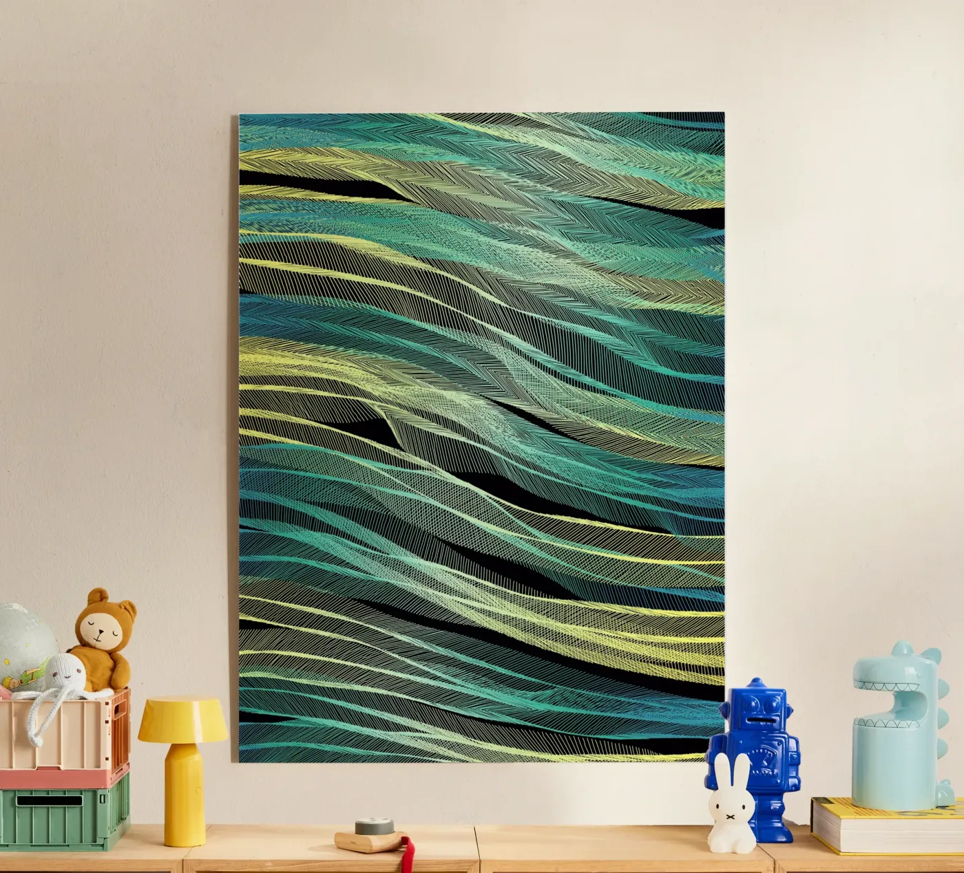 Currents acryl van Angelo Cerantola