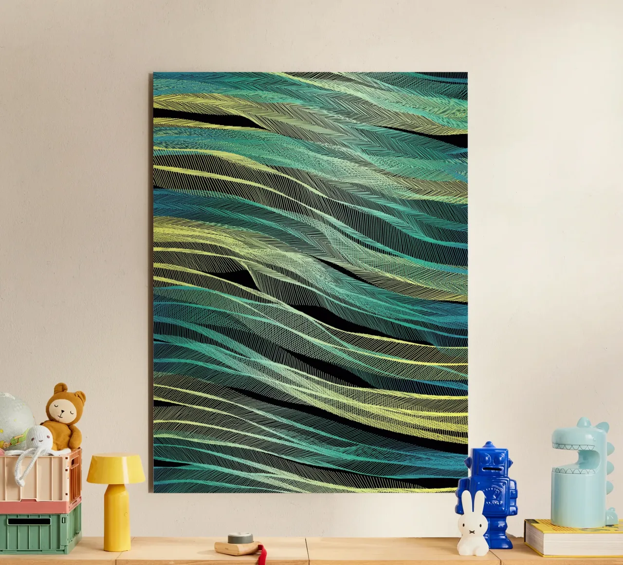 Currents Alu-Dibond von Angelo Cerantola