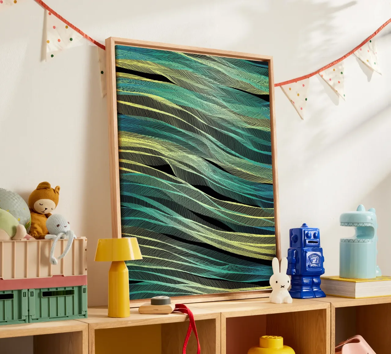 Currents canvas van Angelo Cerantola