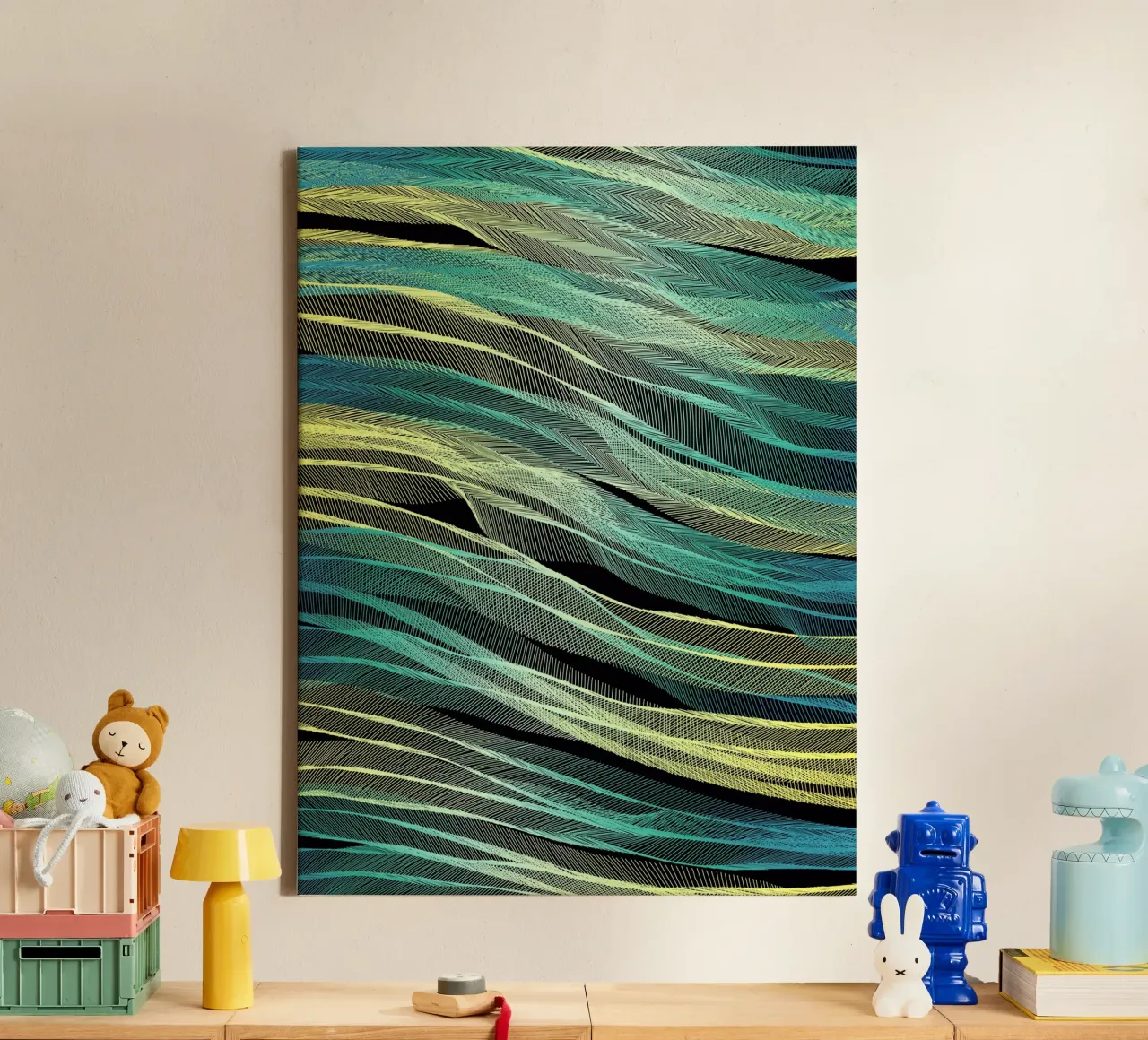 Currents canvas van Angelo Cerantola