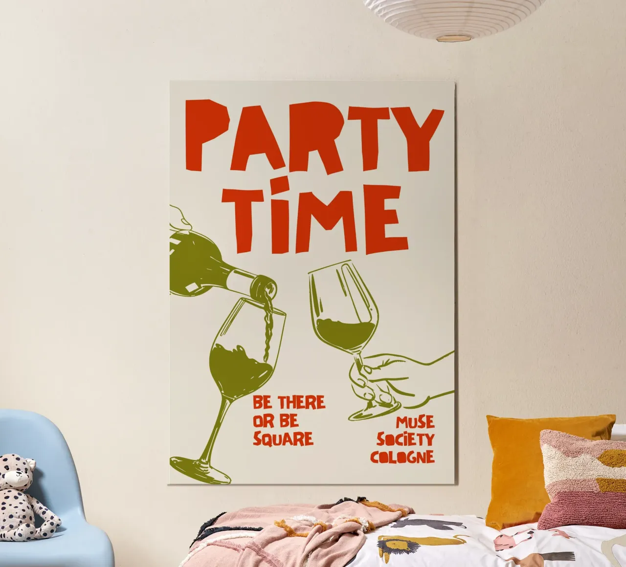 PARTY TIME poster da Muse Society Shop