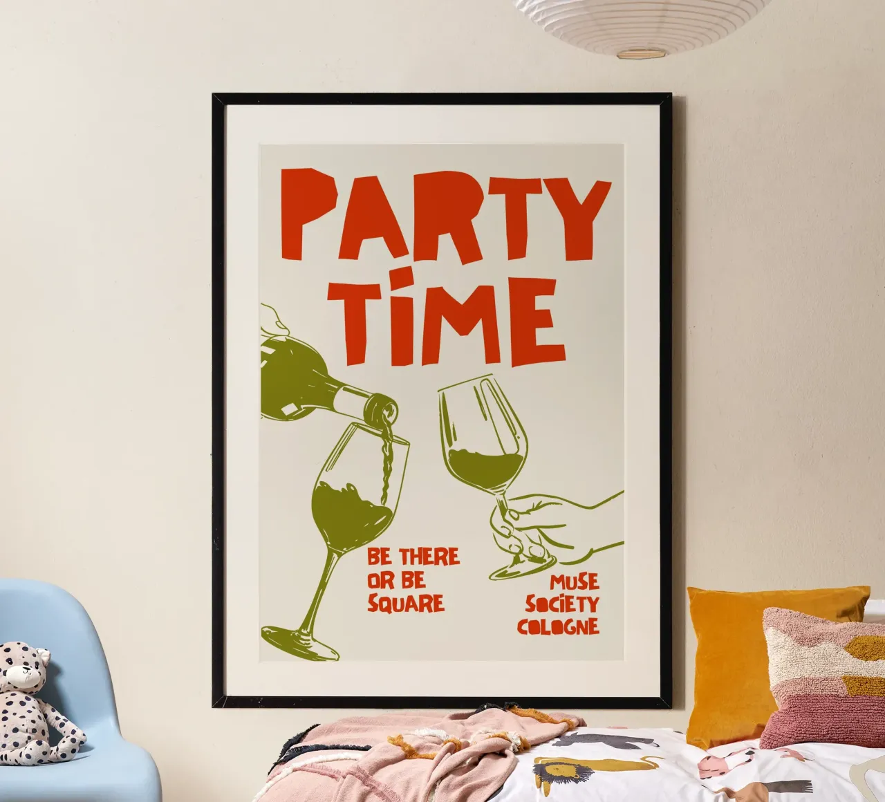 PARTY TIME poster da Muse Society Shop