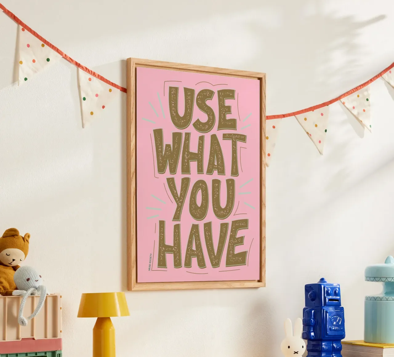 USE WHAT YOU HAVE plexiglass da Muse Society Shop