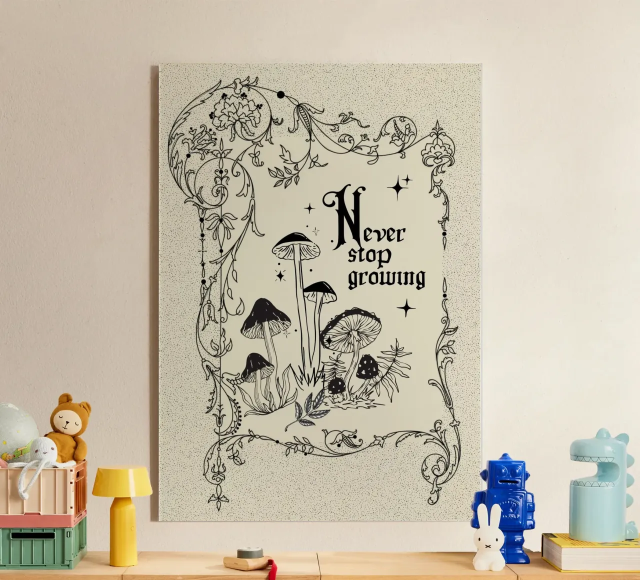 NEVER STOP GROWING plexiglass da Muse Society Shop