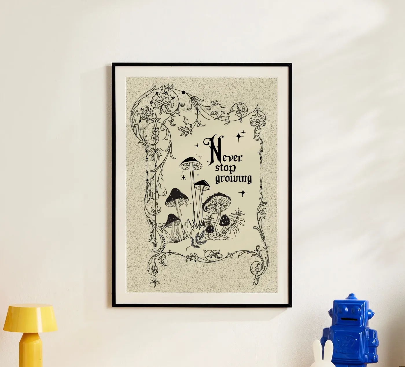 NEVER STOP GROWING poster da Muse Society Shop