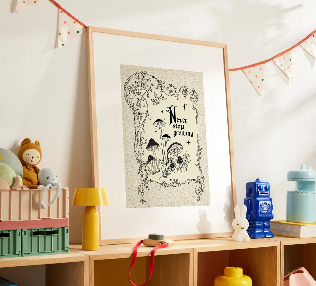 NEVER STOP GROWING poster da Muse Society Shop