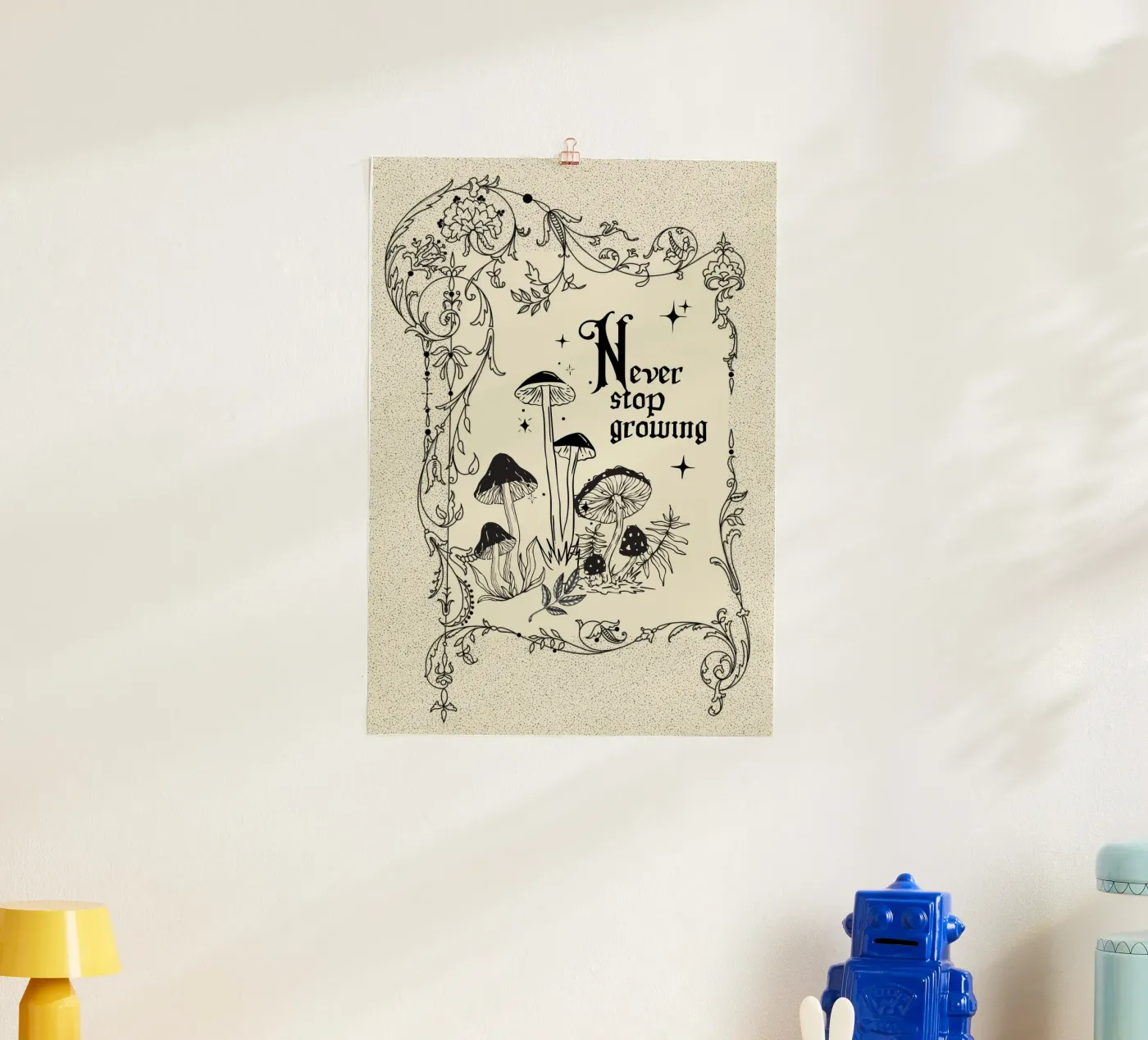 NEVER STOP GROWING poster da Muse Society Shop