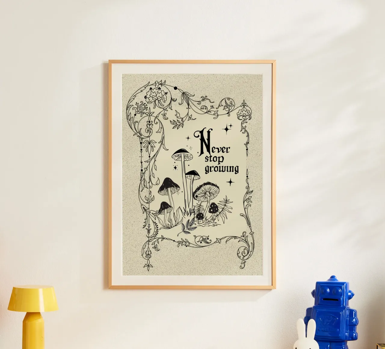 NEVER STOP GROWING poster da Muse Society Shop