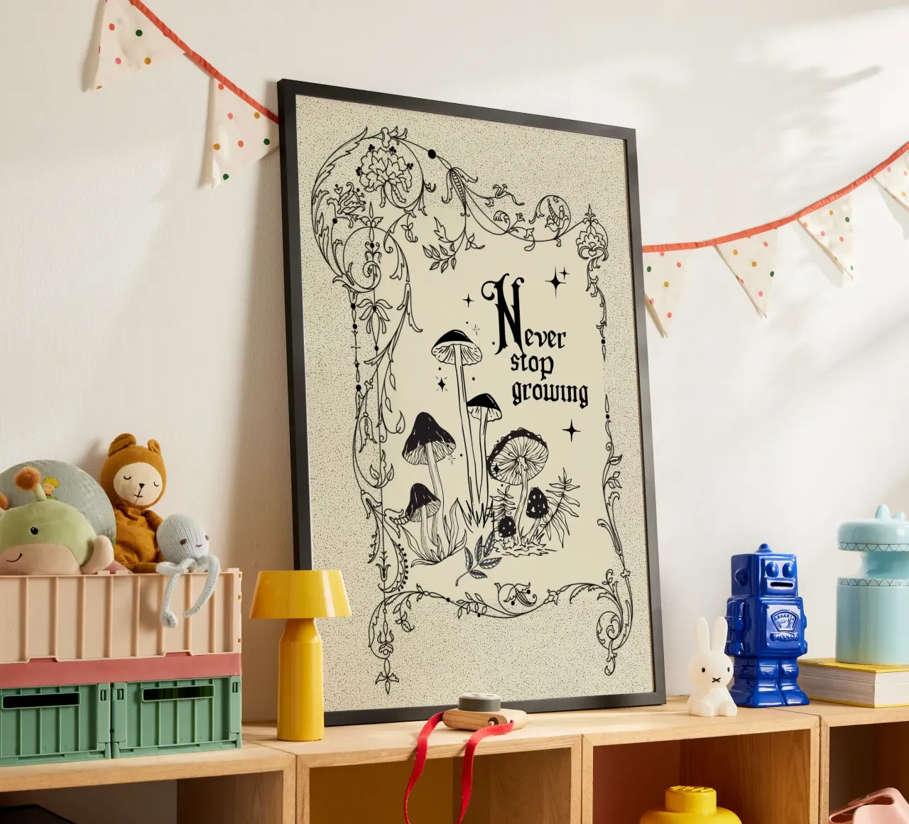 NEVER STOP GROWING poster da Muse Society Shop