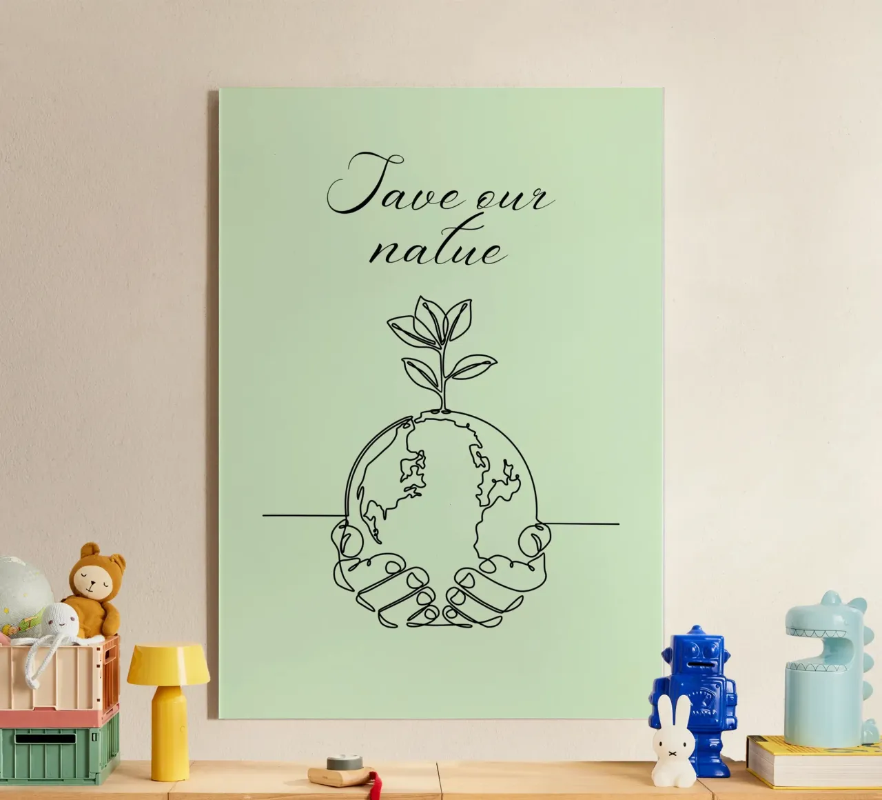 SAVE YOUR PLANET plexiglass da Muse Society Shop