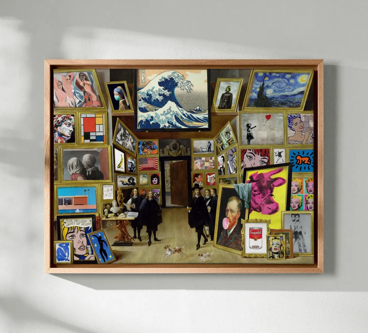 Modern art gallery tela con Cornice a cassetta da Dikhotomy