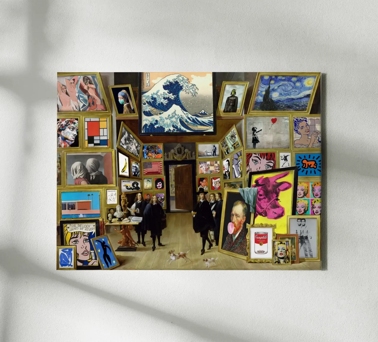 Modern art gallery tela con Cornice a cassetta da Dikhotomy