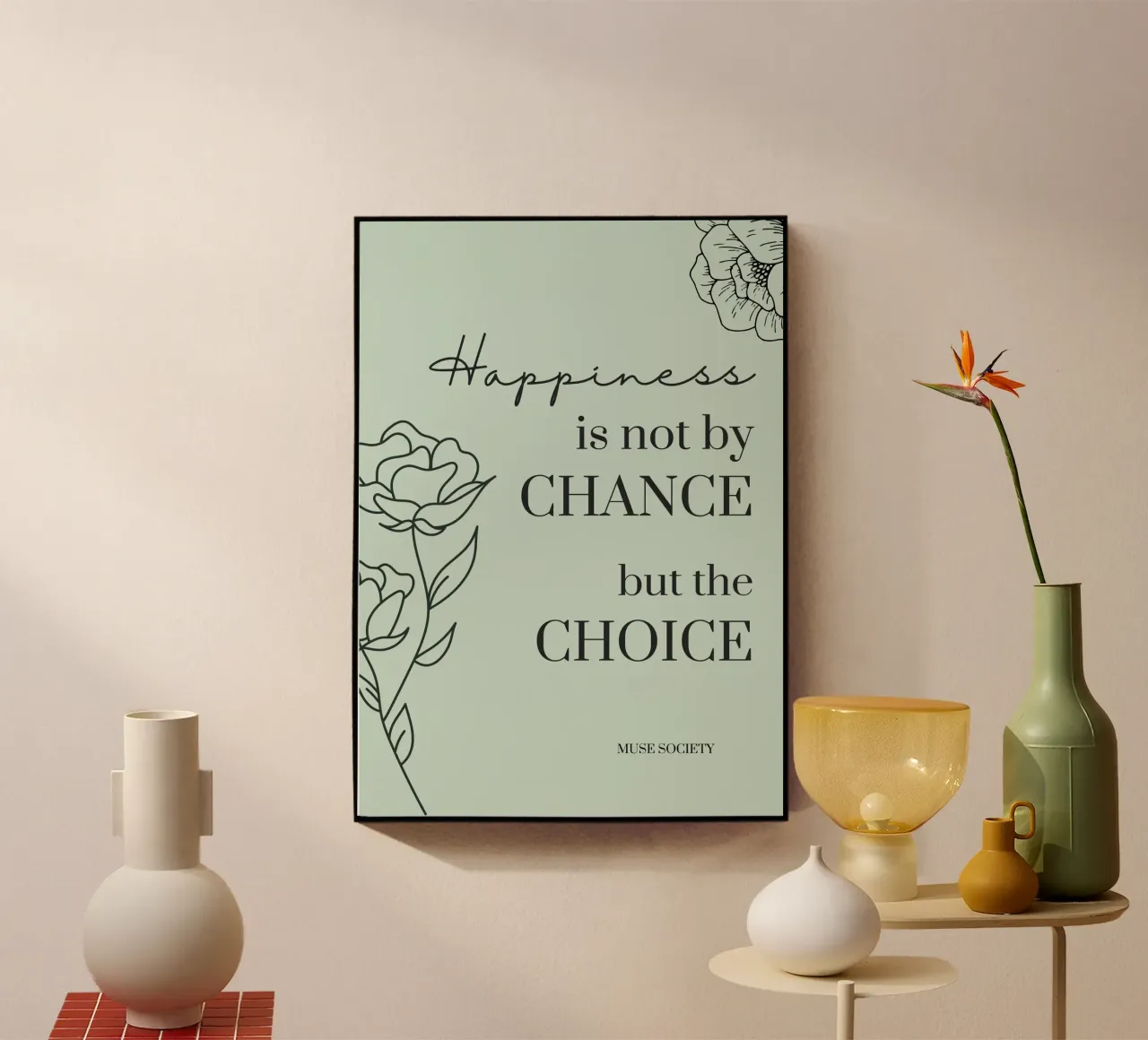 HAPPINESS plexiglass da Muse Society Shop
