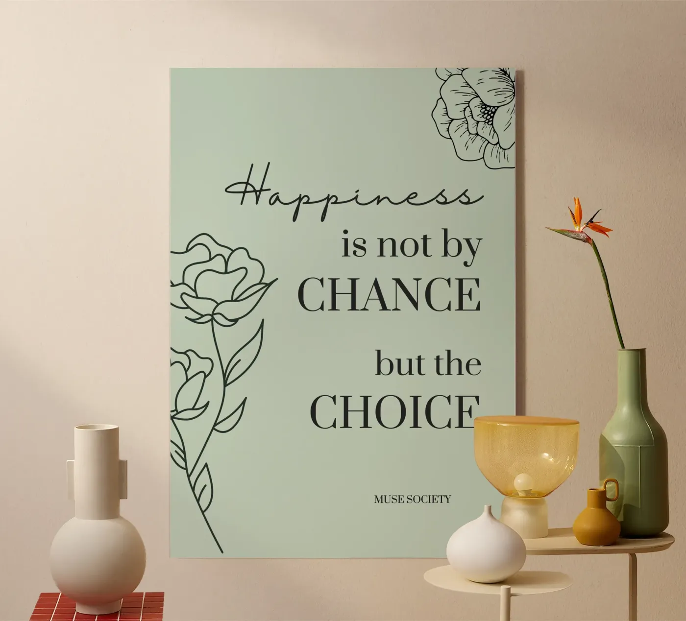 HAPPINESS plexiglass da Daily Motivation