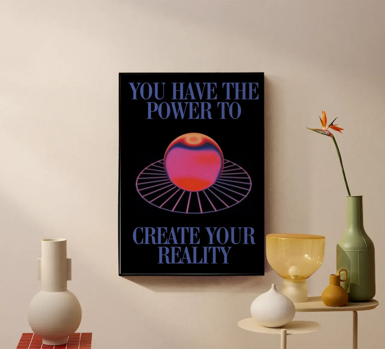 CREATE YOUR REALITY acryl van Muse Society Shop