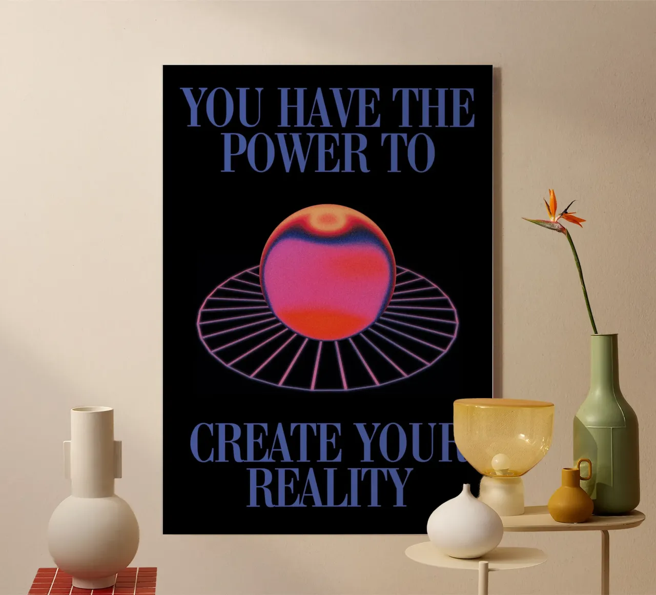 CREATE YOUR REALITY acryl van Muse Society Shop
