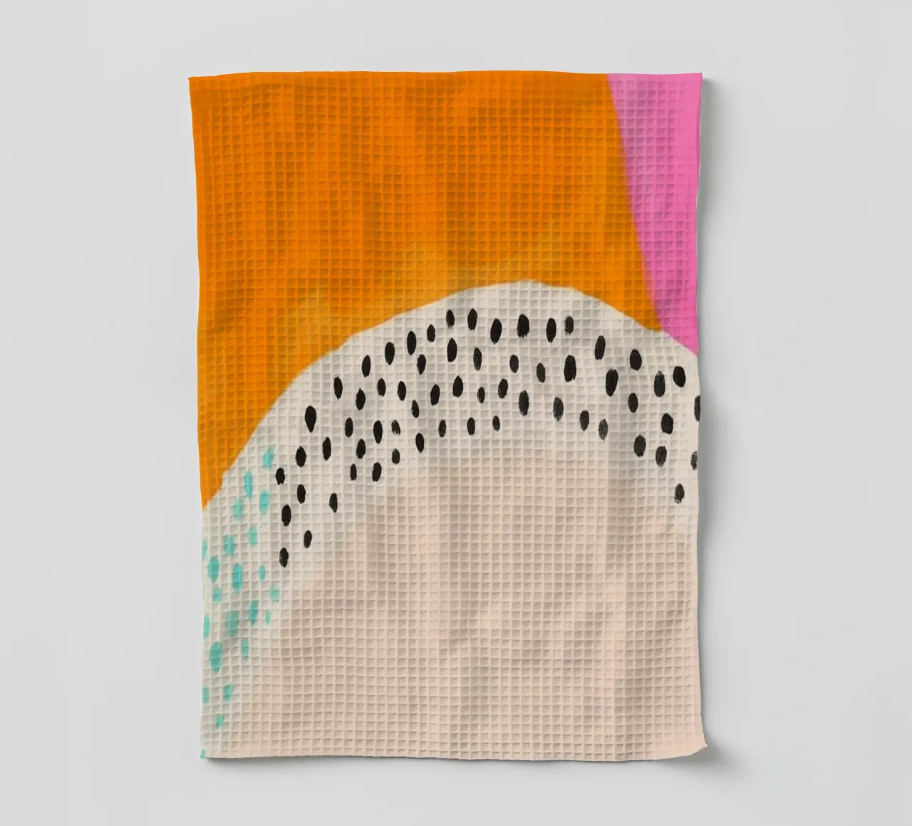 Summer points art tea towel by Carinaprint