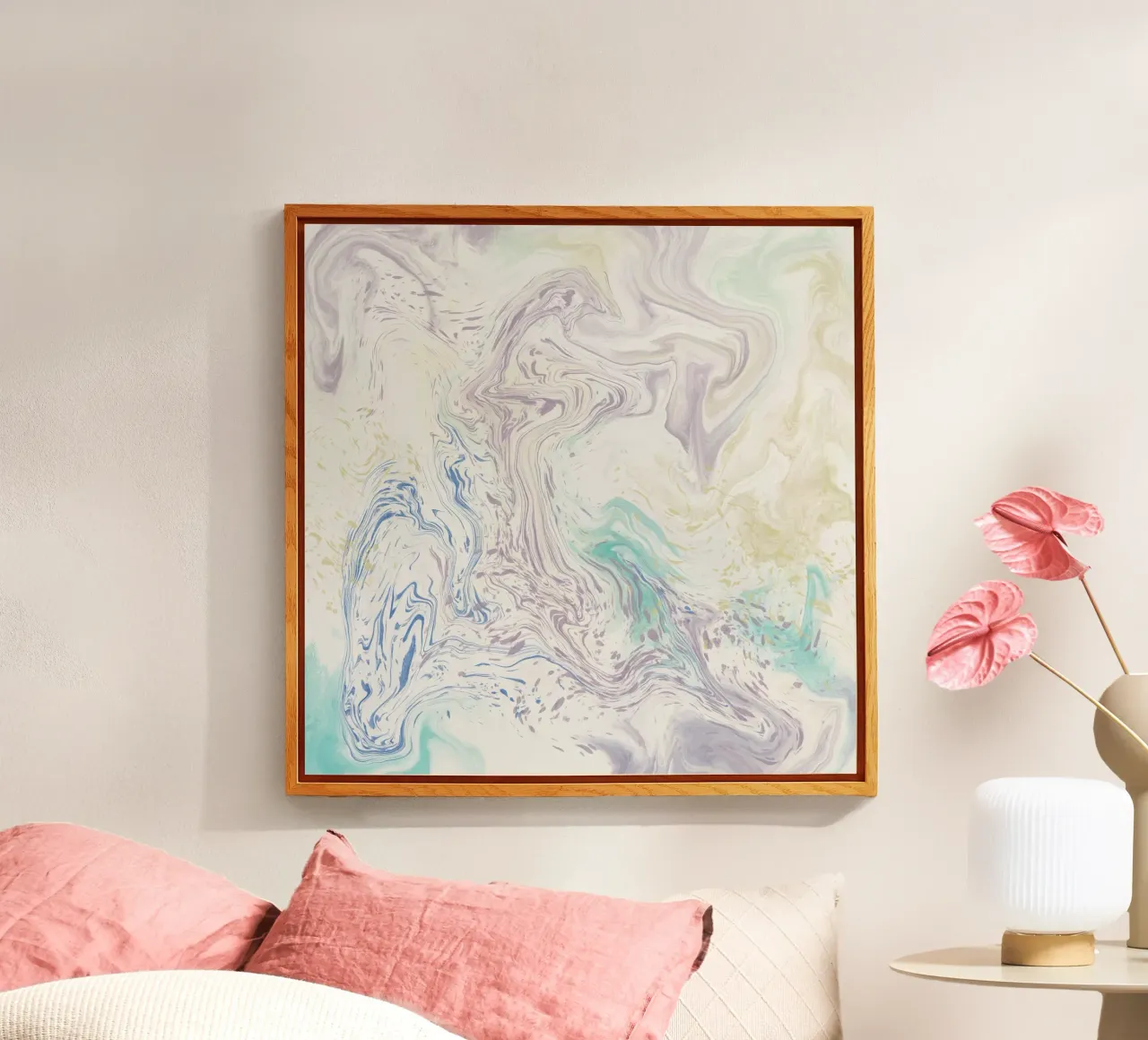 Ballerina di nuvole morbide e atmosferiche plexiglass da Petra Lang