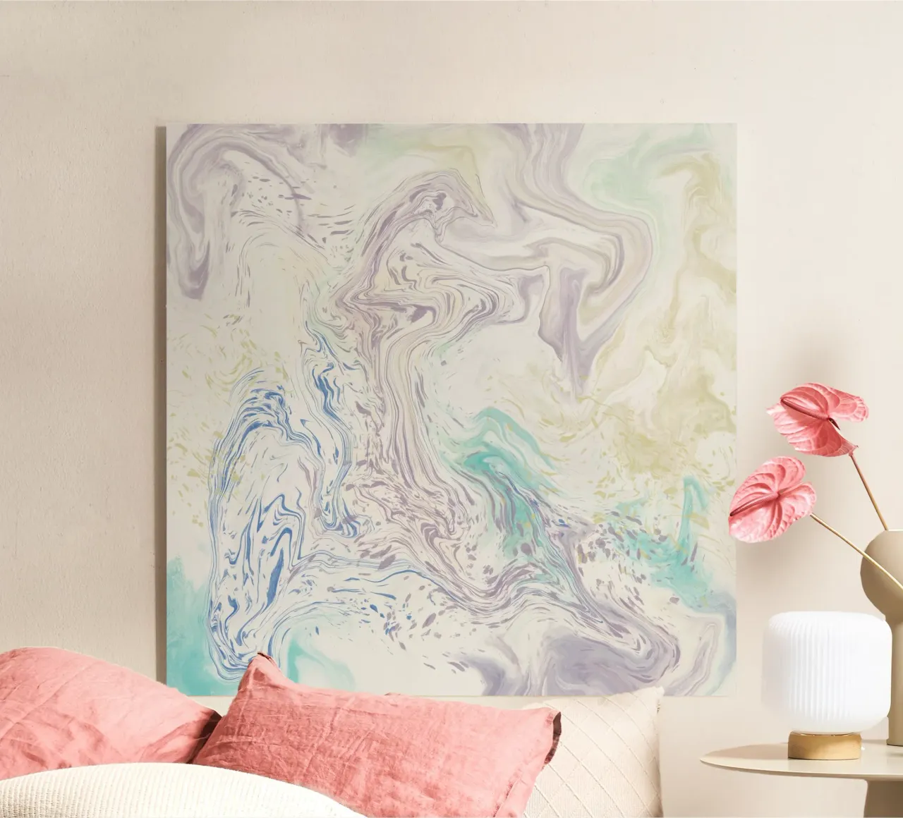 Ballerina di nuvole morbide e atmosferiche plexiglass da Petra Lang