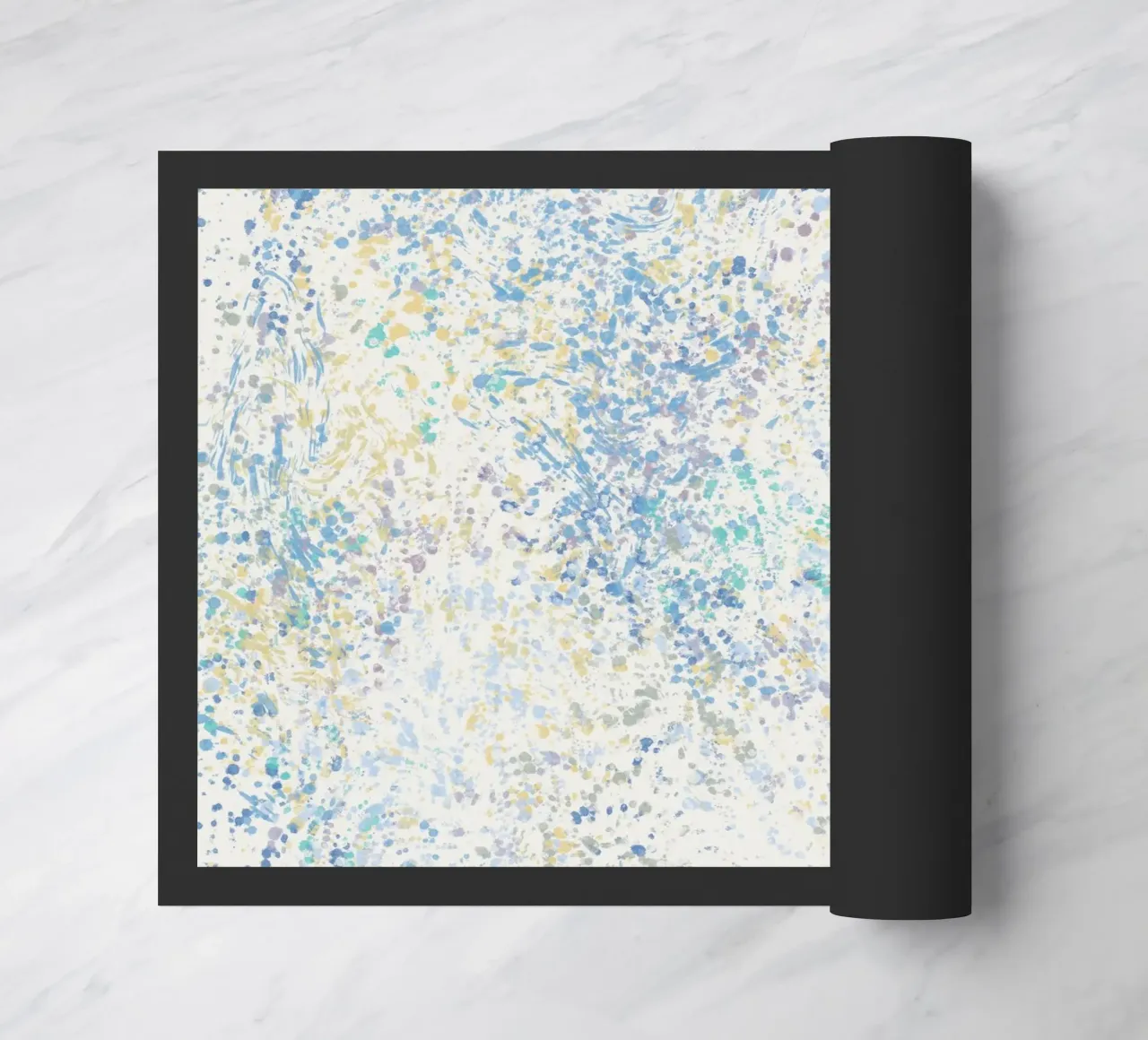 Pastel Cloud Dancer doormat by Petra Lang