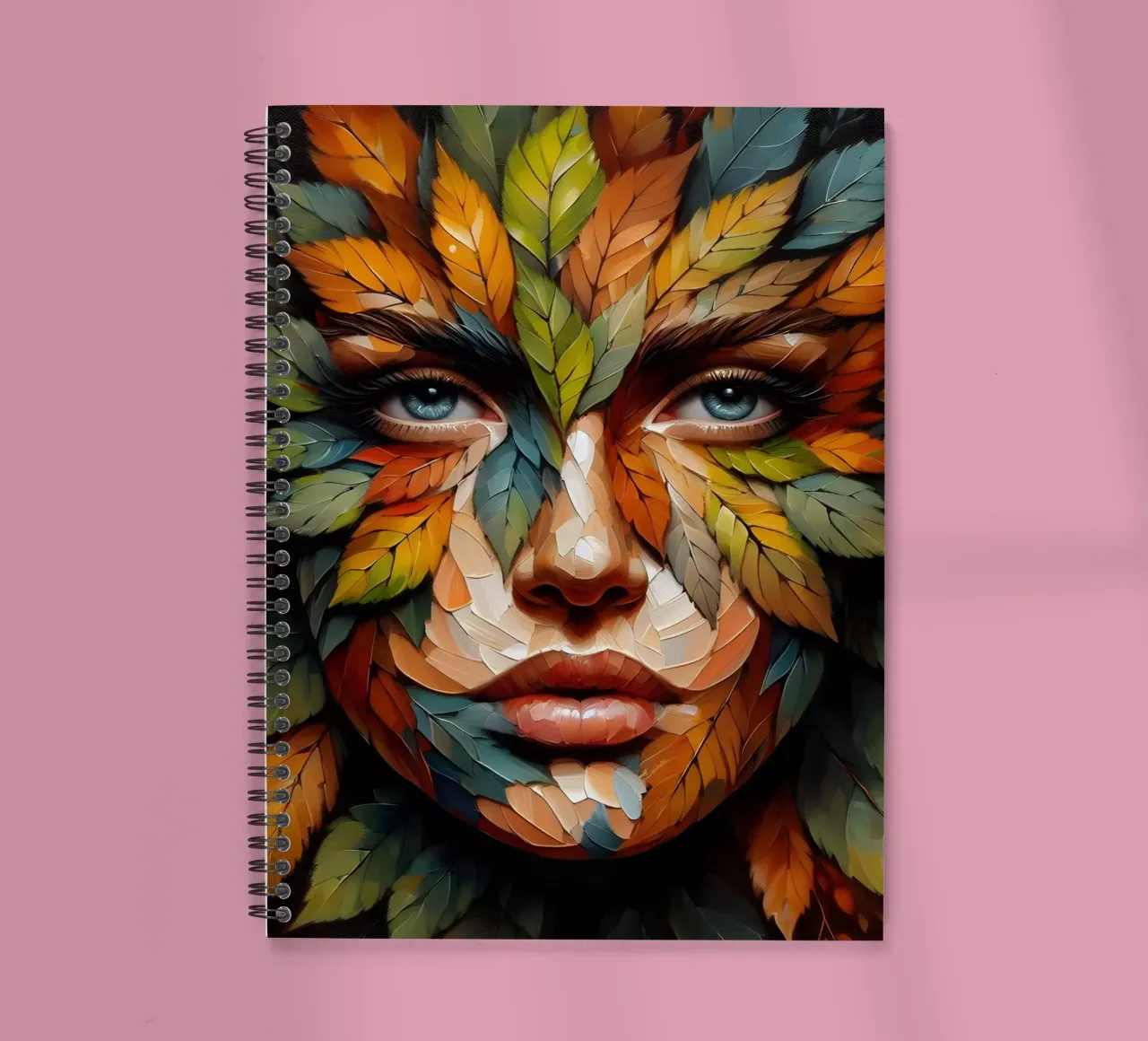 RUSTLE OF LEAVES spiral notebook by ARTOMATIC