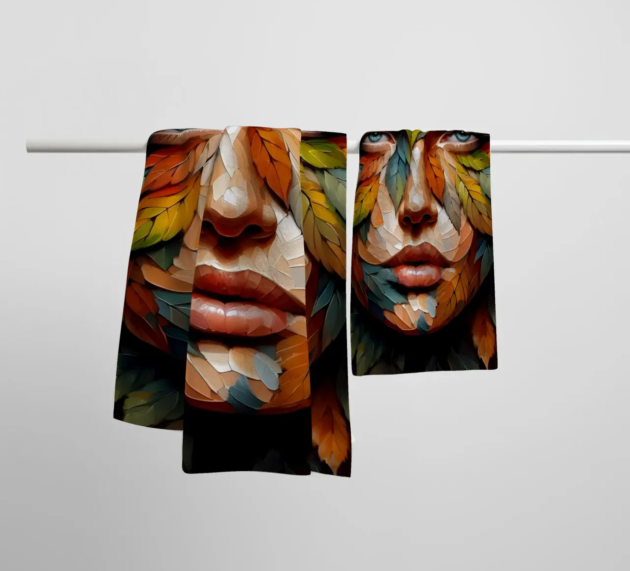 RUSTLE OF LEAVES towel by ARTOMATIC
