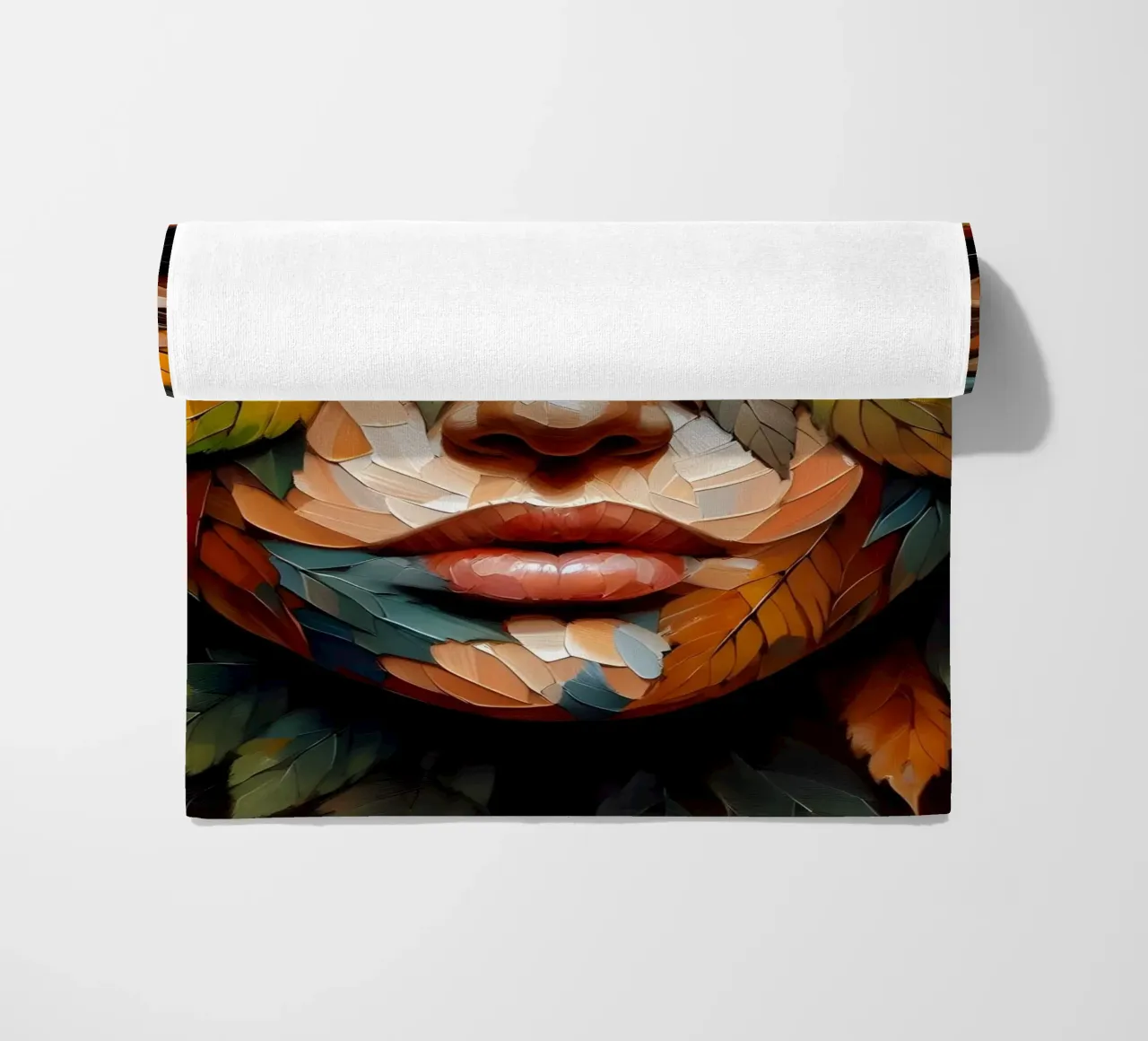 RUSTLE OF LEAVES beach towel by ARTOMATIC