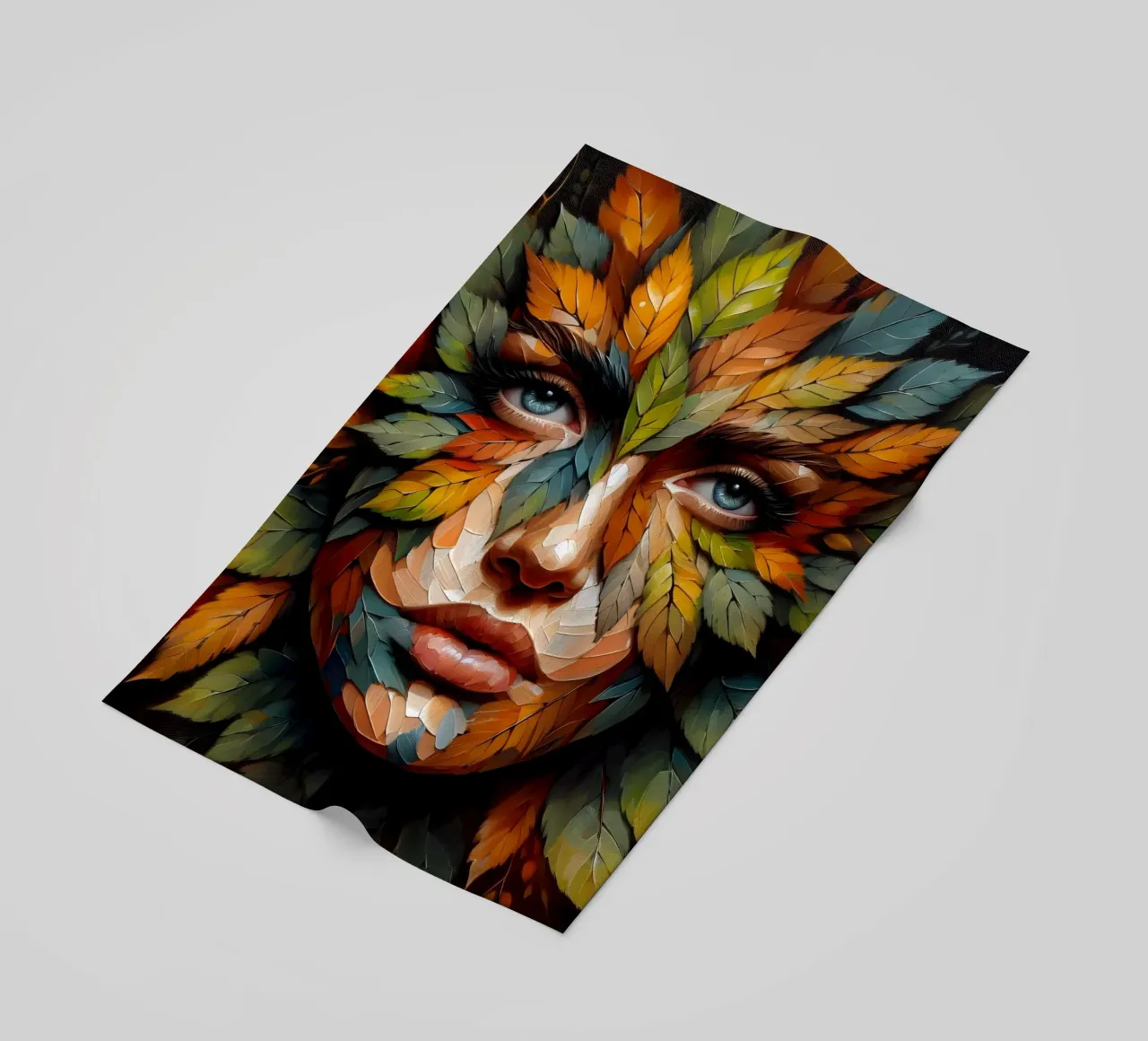 RUSTLE OF LEAVES beach towel by ARTOMATIC