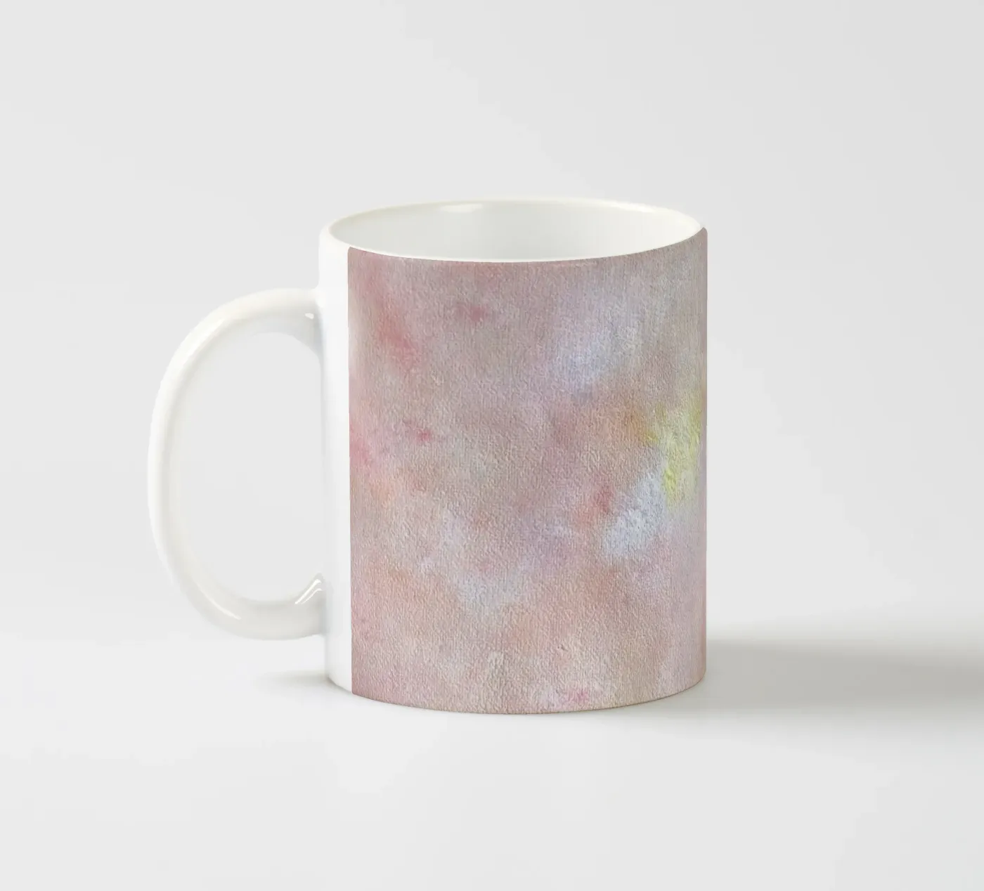 Peachy ceramic mug by Dopamine Goods