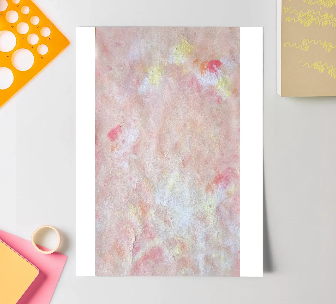 Peachy sticker sheet by Dopamine Goods - Abstract Corner