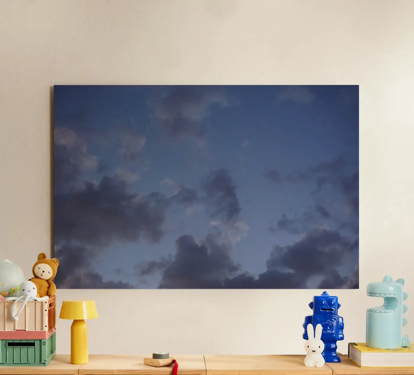 Blue Design Alu-Dibond von Tabea Jule Photography