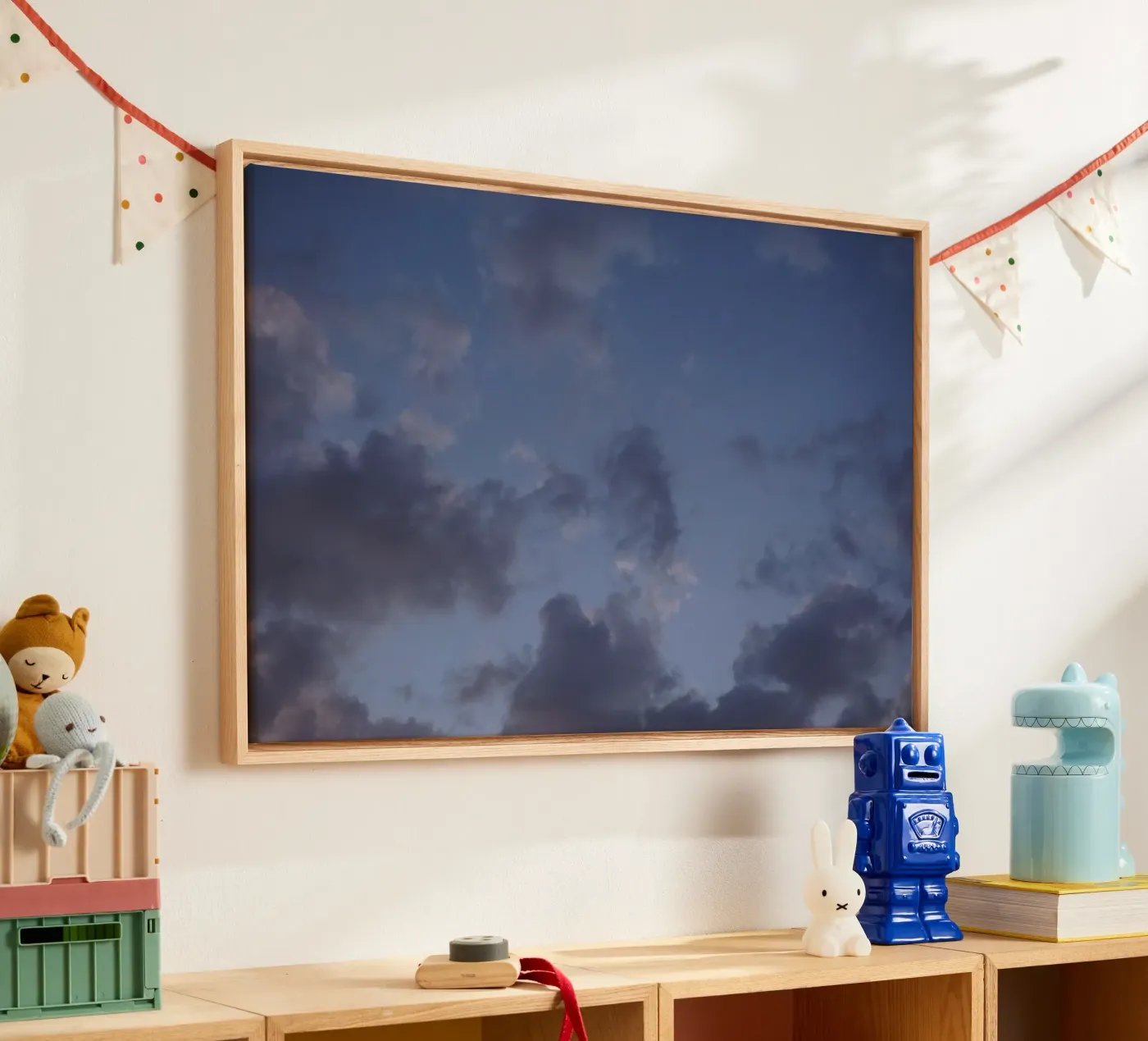 Blue Design Leinwand von Tabea Jule Photography