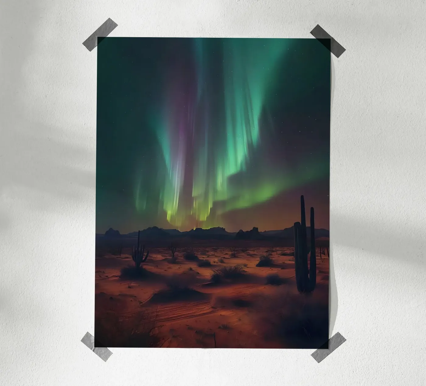 Aurora Desert poster van Paige Mills