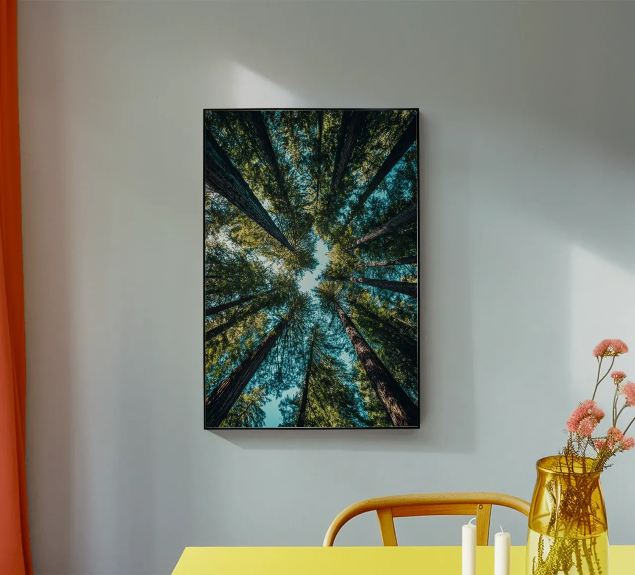 Poster cime della foresta plexiglass da PosterPrint