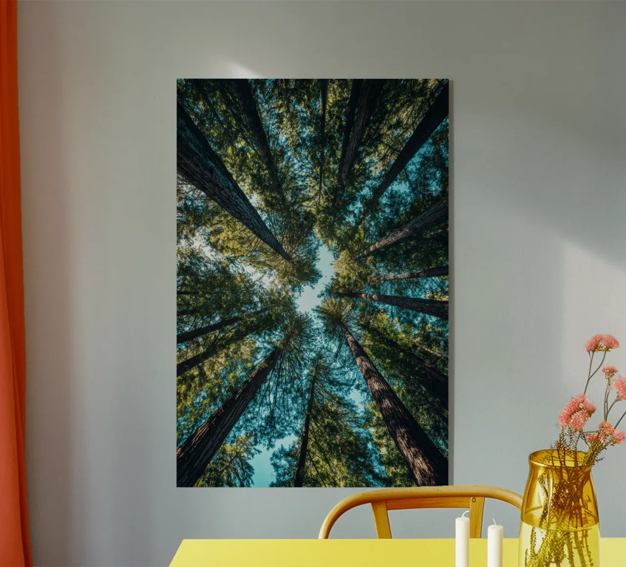 Poster cime della foresta plexiglass da PosterPrint