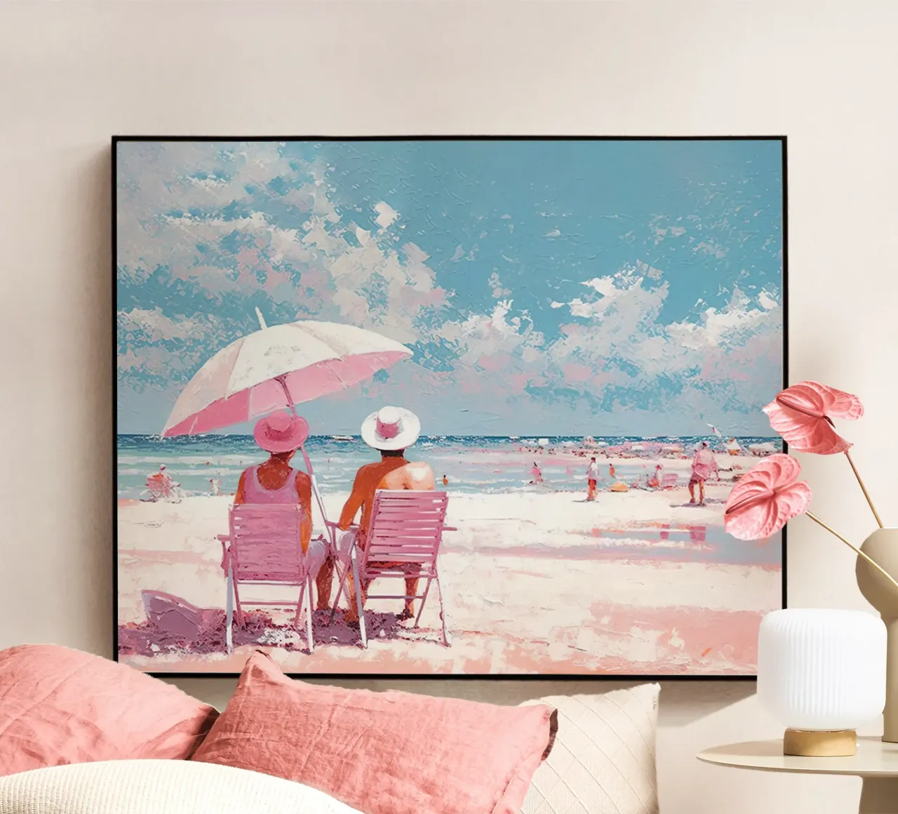 Pink Beach plexiglass da Samuel Leonardo