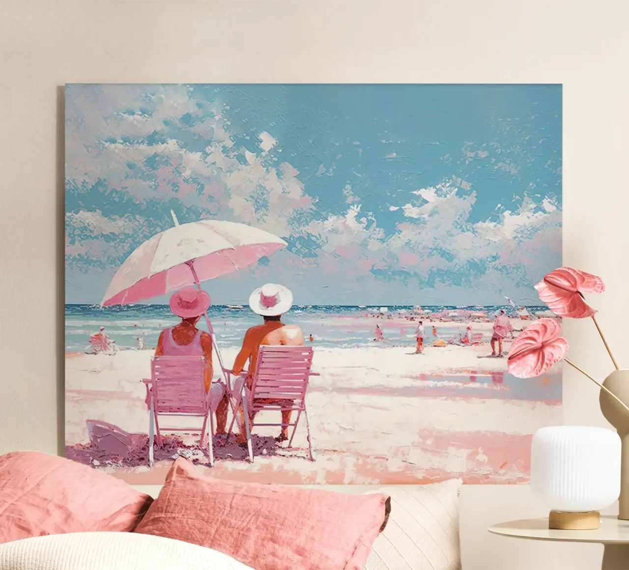 Pink Beach plexiglass da Samuel Leonardo