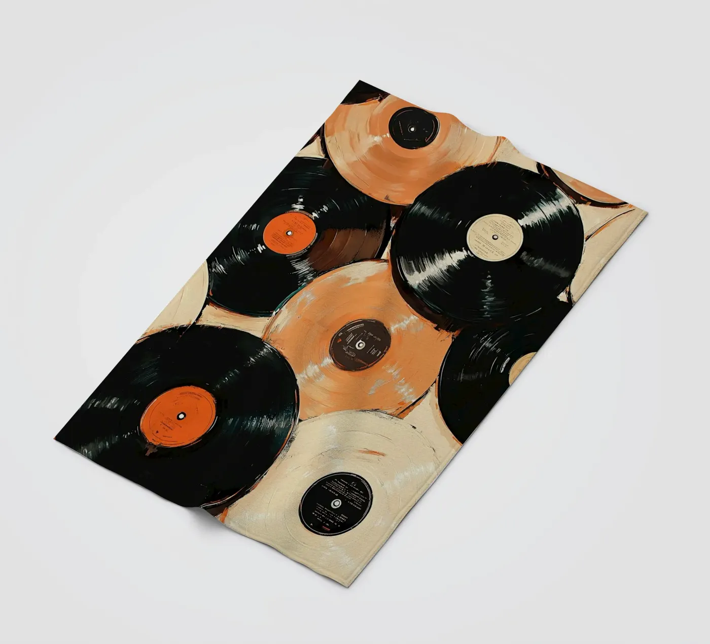 Old Disc Fleecedecke von Gerarldking Mellisa