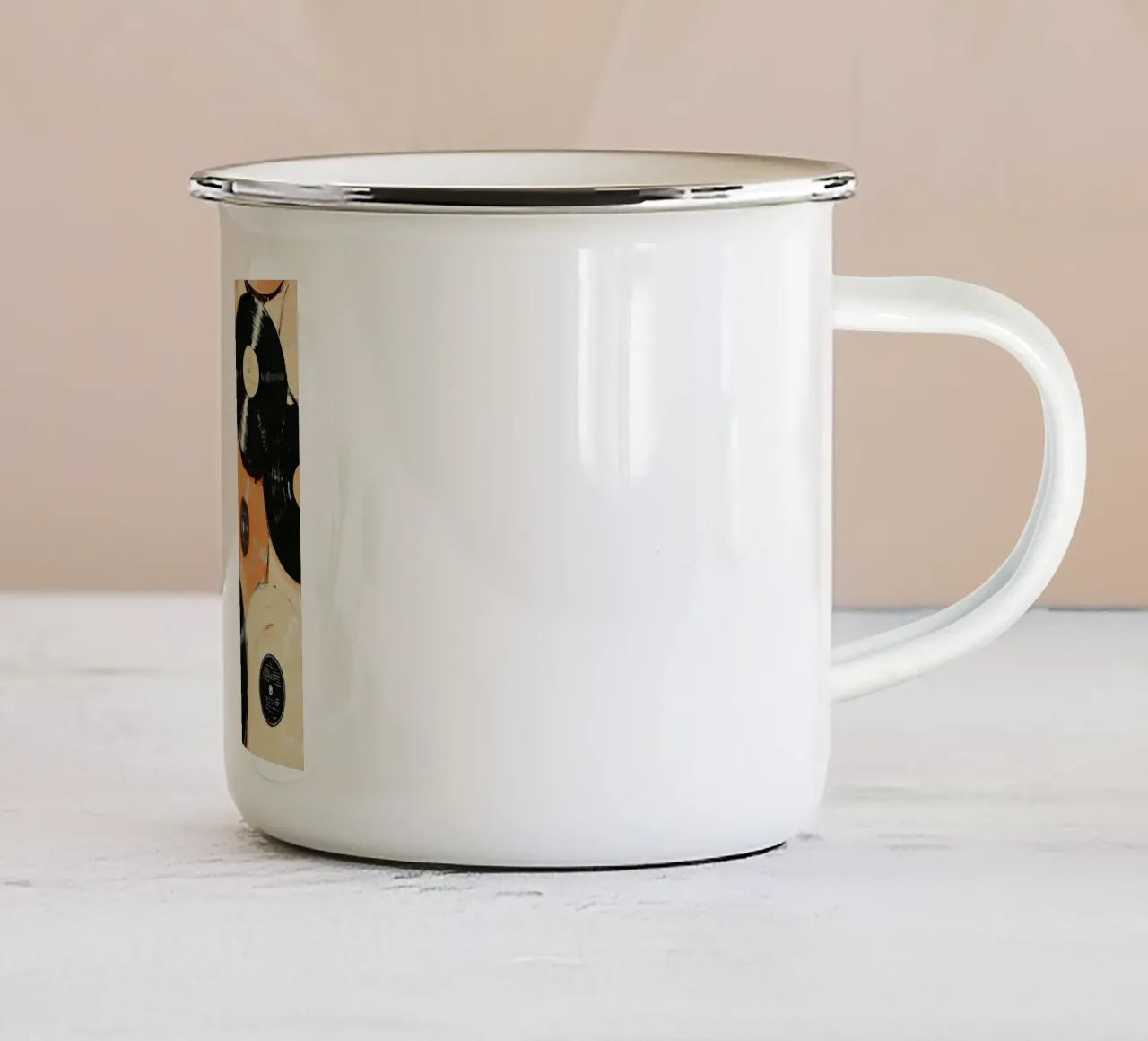 Old Disc tazza in smalto da Gerarldking Mellisa