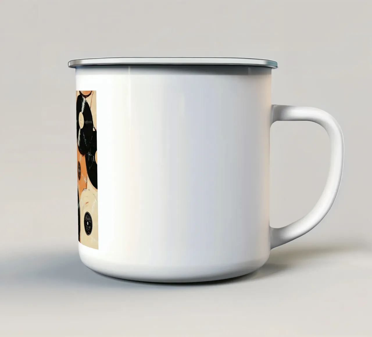 Old Disc tazza in smalto da Gerarldking Mellisa