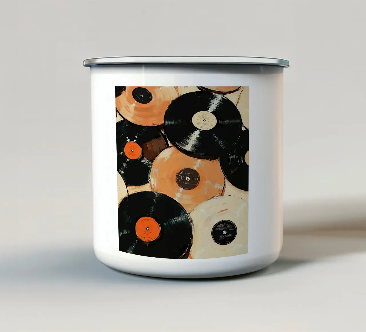 Old Disc tazza in smalto da Gerarldking Mellisa