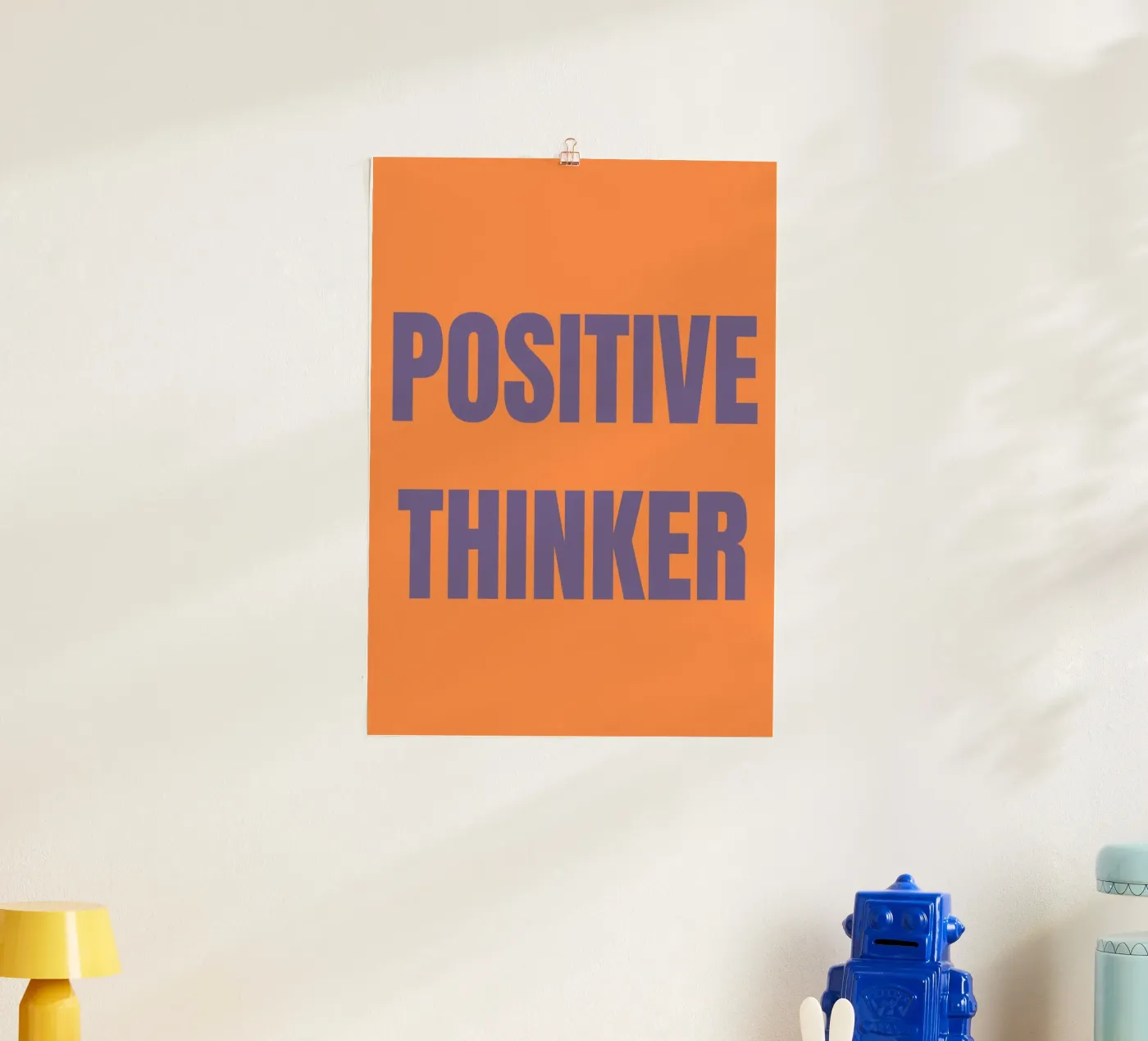 Positive Thinker poster van Tabea Jule