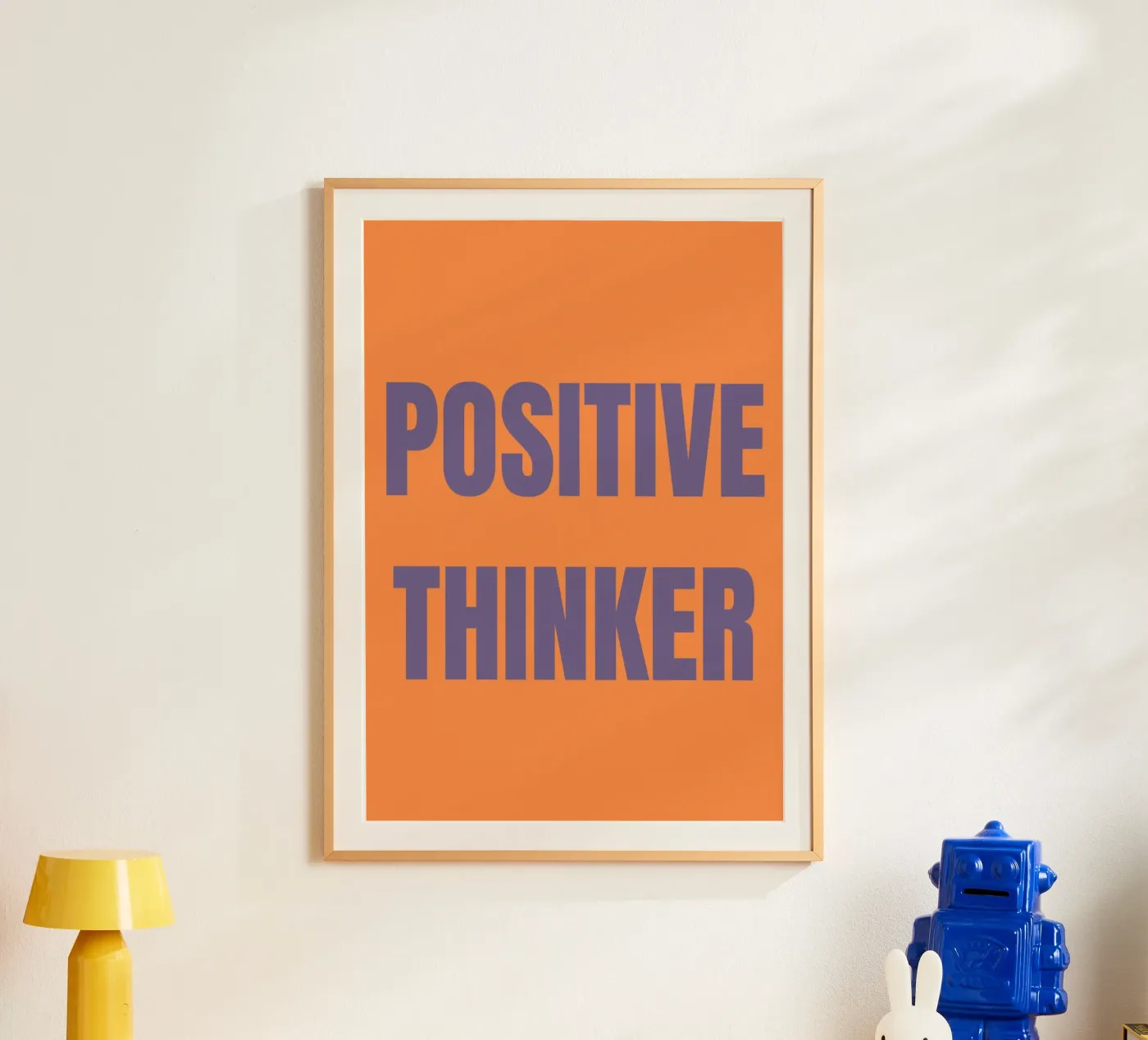 Positive Thinker poster van Tabea Jule