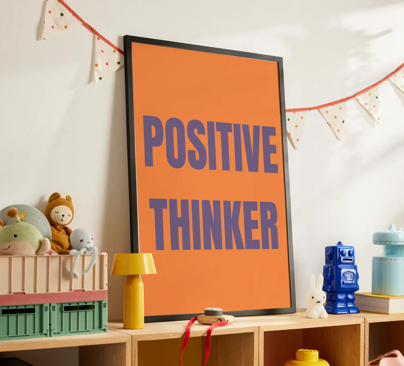 Positive Thinker poster van Tabea Jule