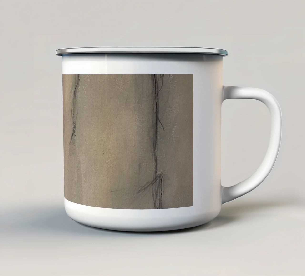 Sottotitoli Due tazza in smalto da Studio B