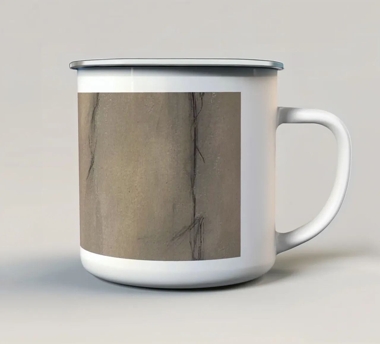 Sottotitoli Due tazza in smalto da Studio B