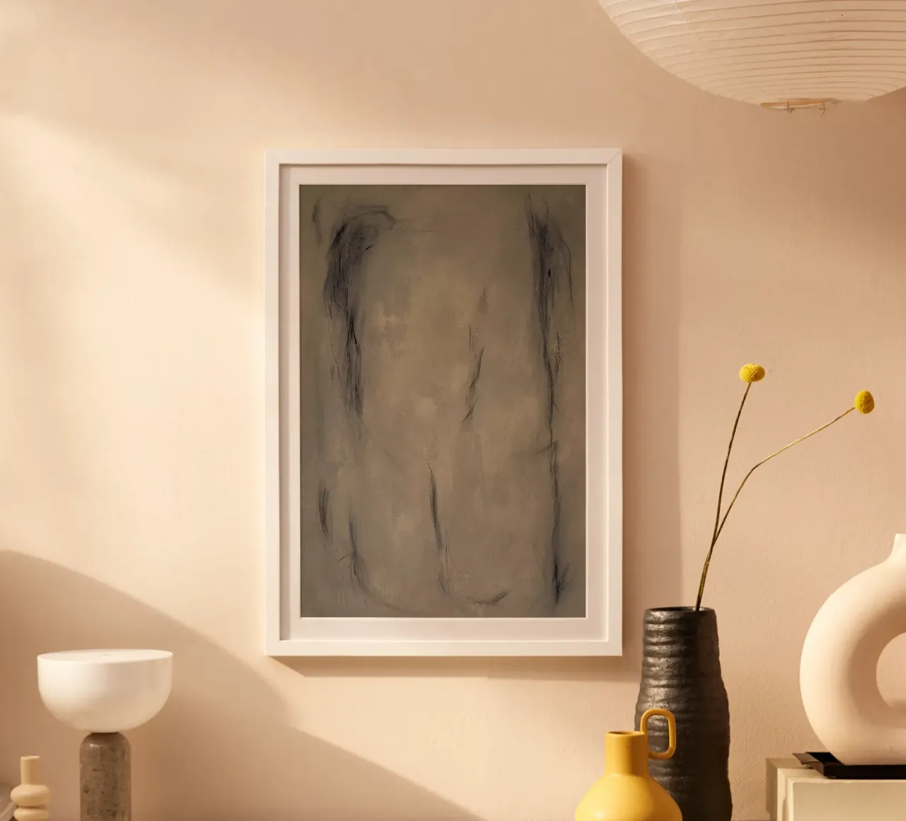 Sottotitoli Due poster con telaio in legno da Studio B